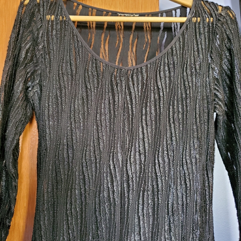 Sheer black dress